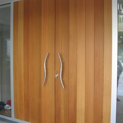 Cedar door